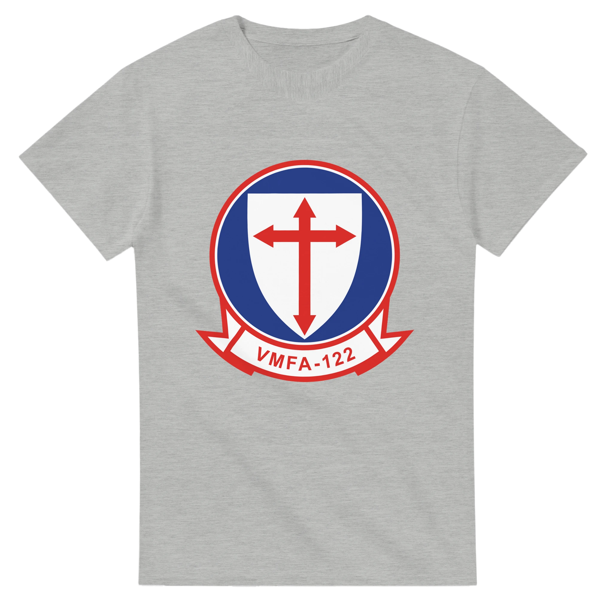 VMFA-122 Crusaders Tribute Tee | Fighter Jet Squadron Inspired Military Apparel - US Marines, T-Shirts