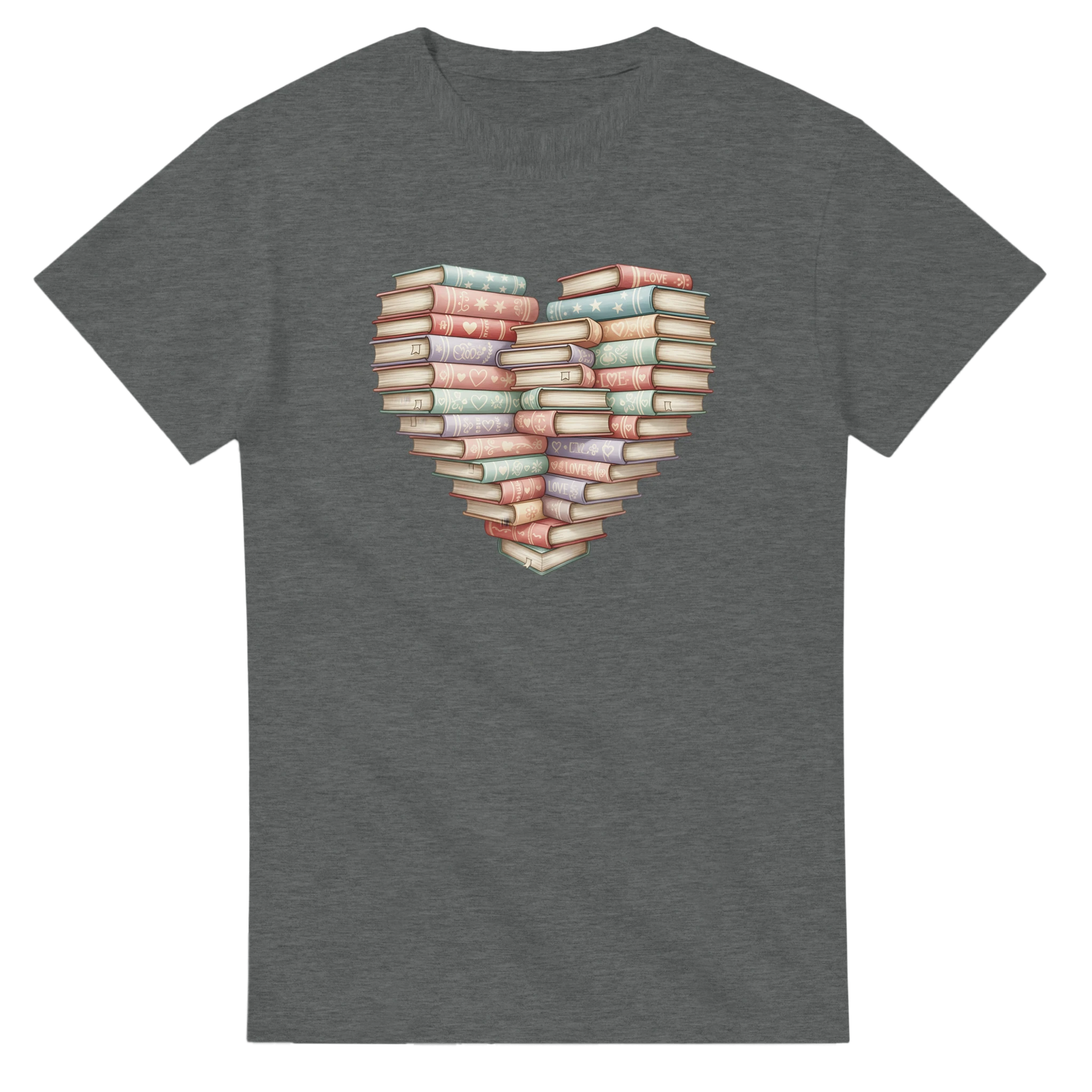 Valentine Books & Hearts - Valentine's day, T-Shirts