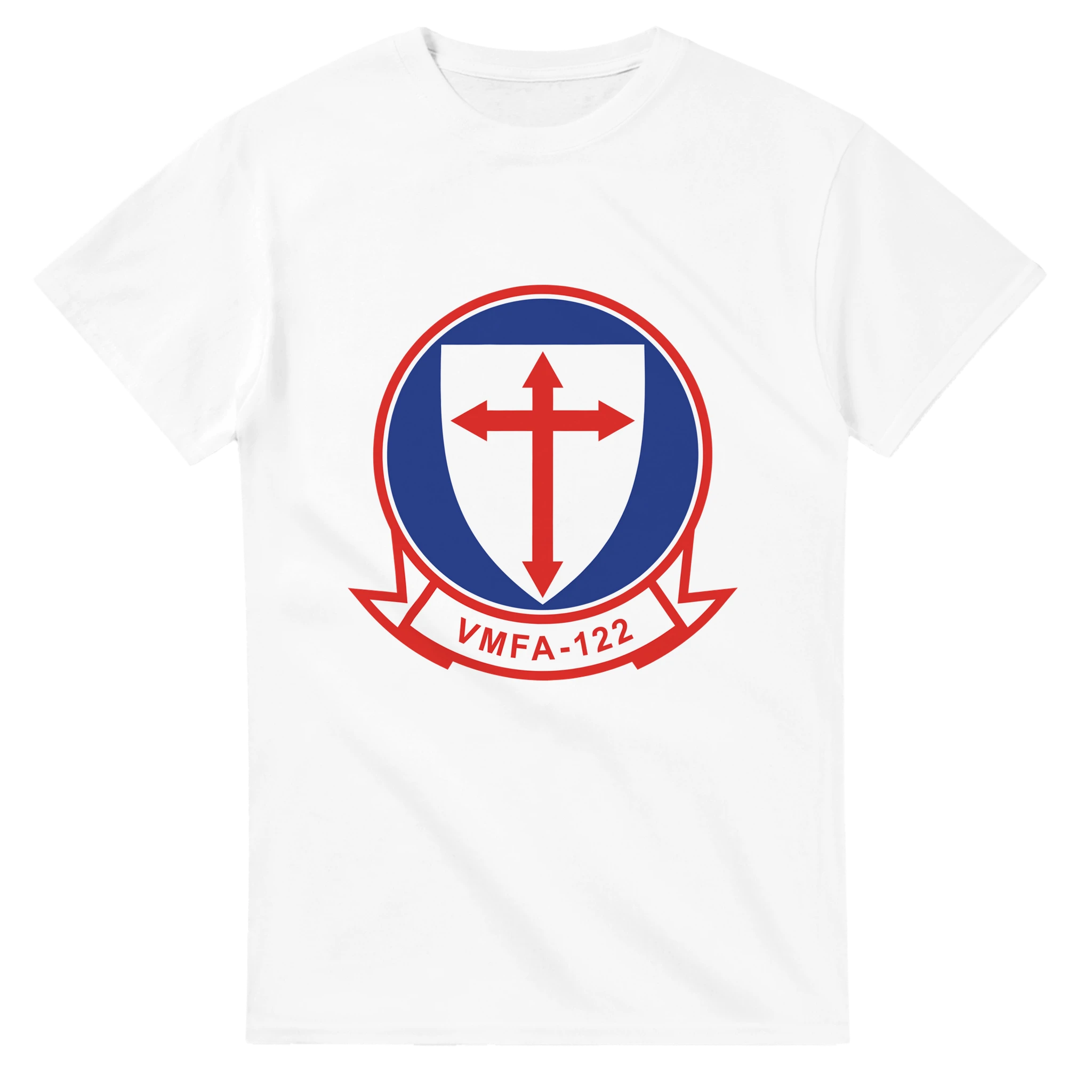 VMFA-122 Crusaders Tribute Tee | Fighter Jet Squadron Inspired Military Apparel - US Marines, T-Shirts