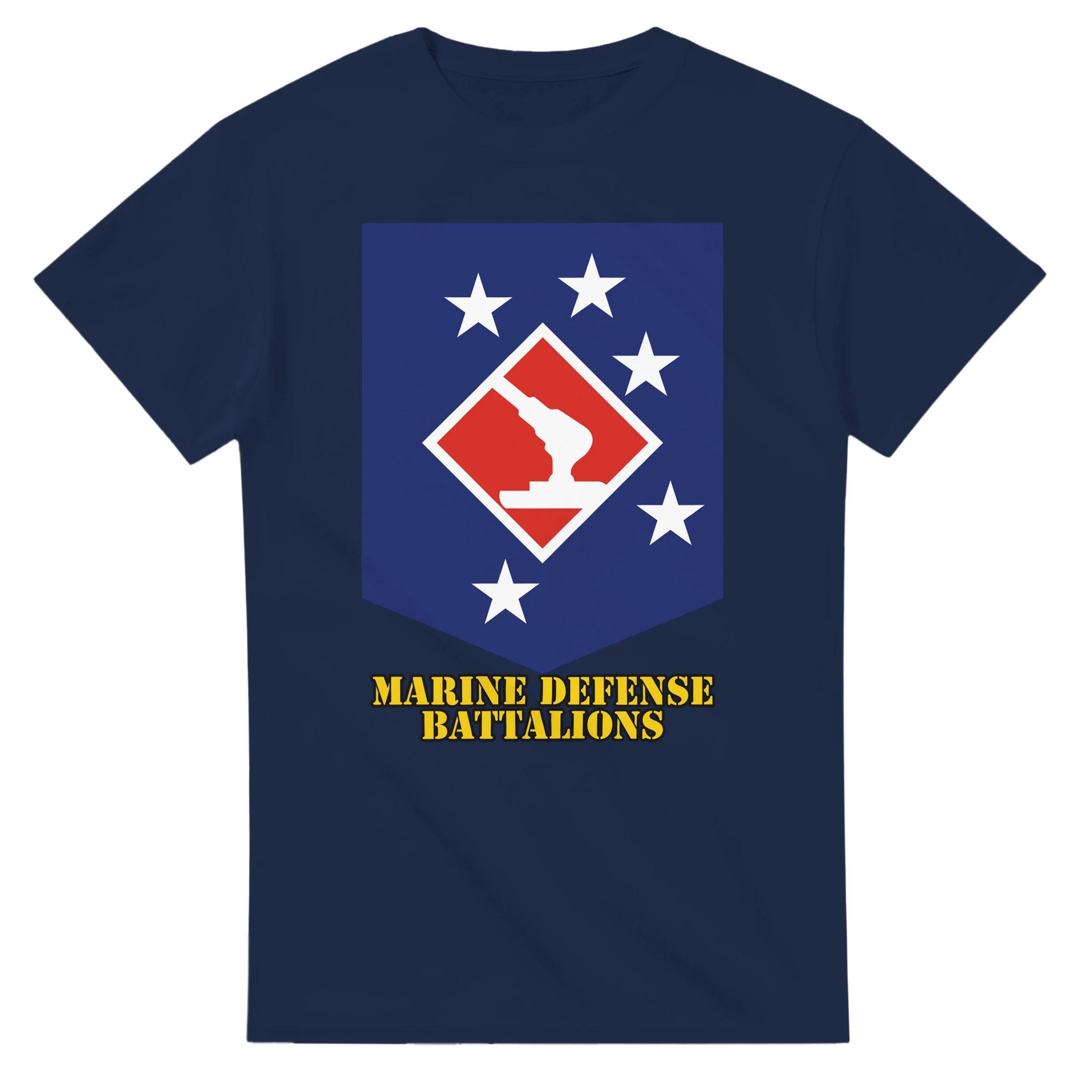 Marine Defense Battalion WWII Tribute T-Shirt – Legacy of Wake Island & Pacific Outpost Defenders - US Marines, T-Shirts