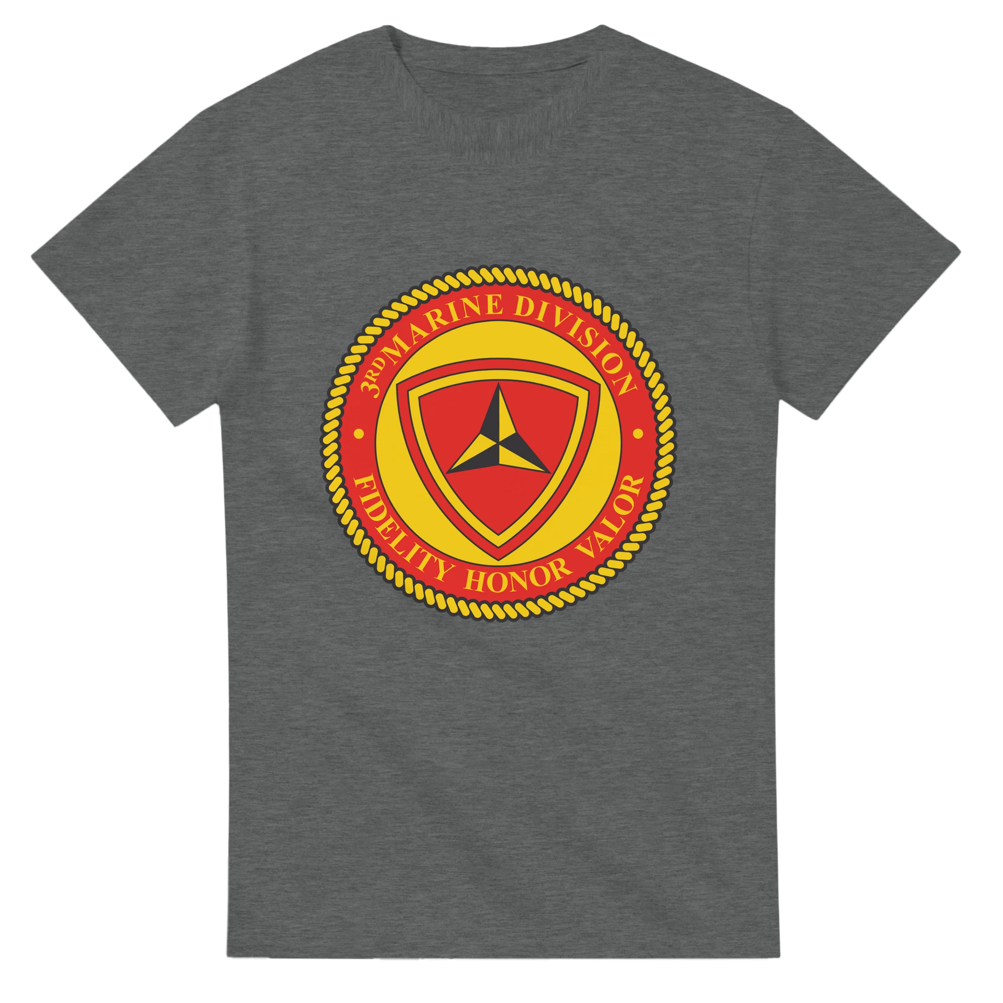 3rd Marine Division “Fighting Third” T-Shirt – USMC Pacific Legacy Tee for 3rd MarDiv Veterans - US Marines, T-Shirts
