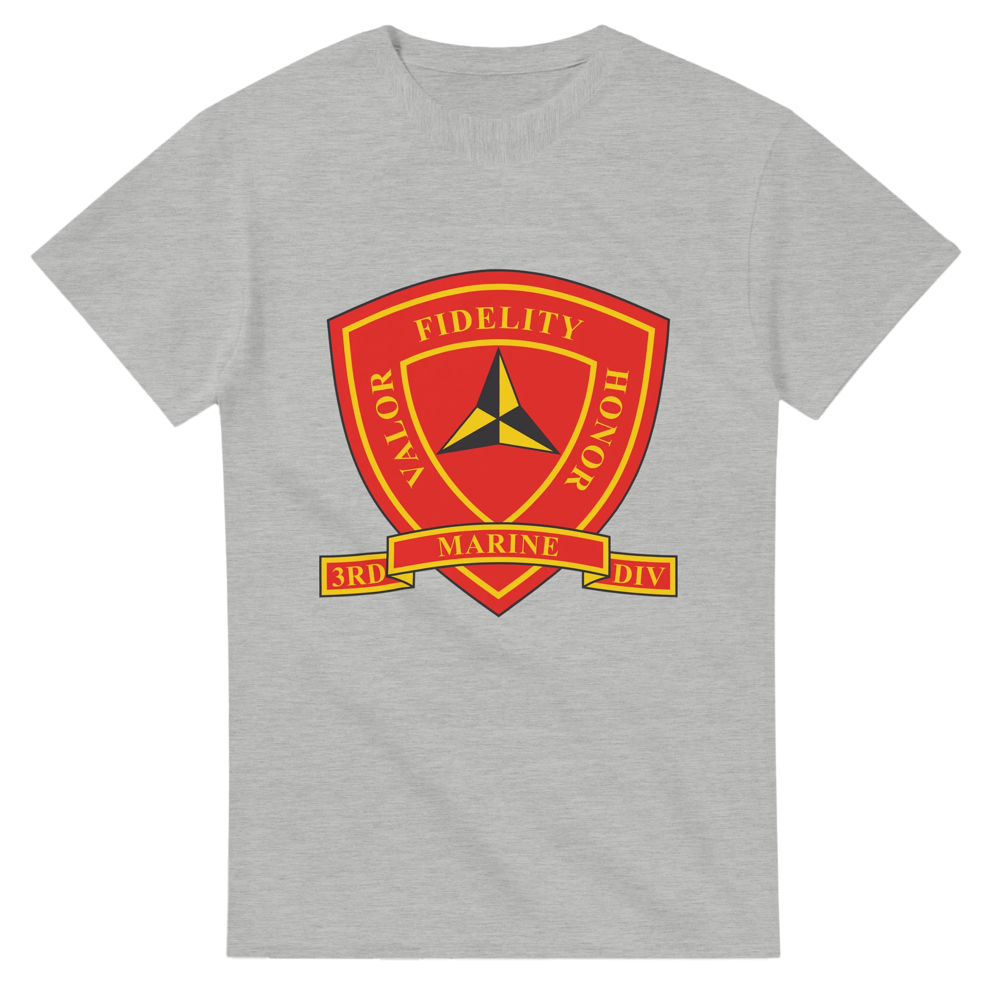 3rd Marine Division “Fighting Third” T-Shirt – USMC Pacific Legacy Tee for 3rd MarDiv Veterans - US Marines, T-Shirts