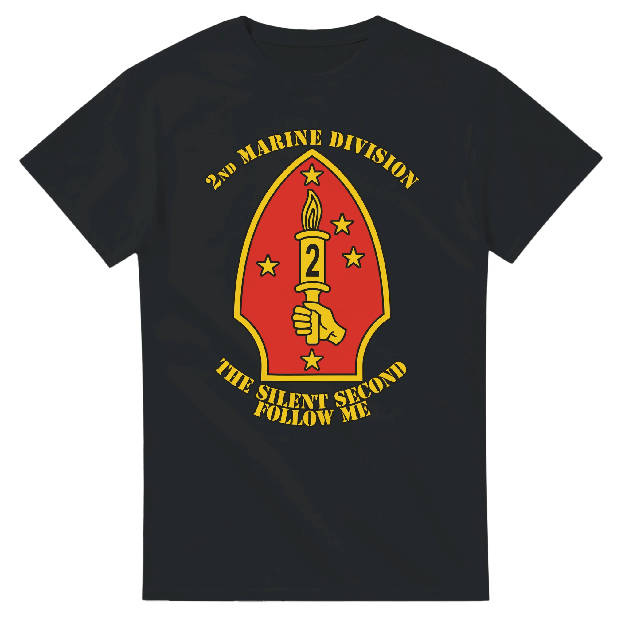 2nd Marine Division “Silent Second” T-Shirt – USMC Combat Legacy Tee for 2nd MarDiv Veterans & Families - US Marines, T-Shirts