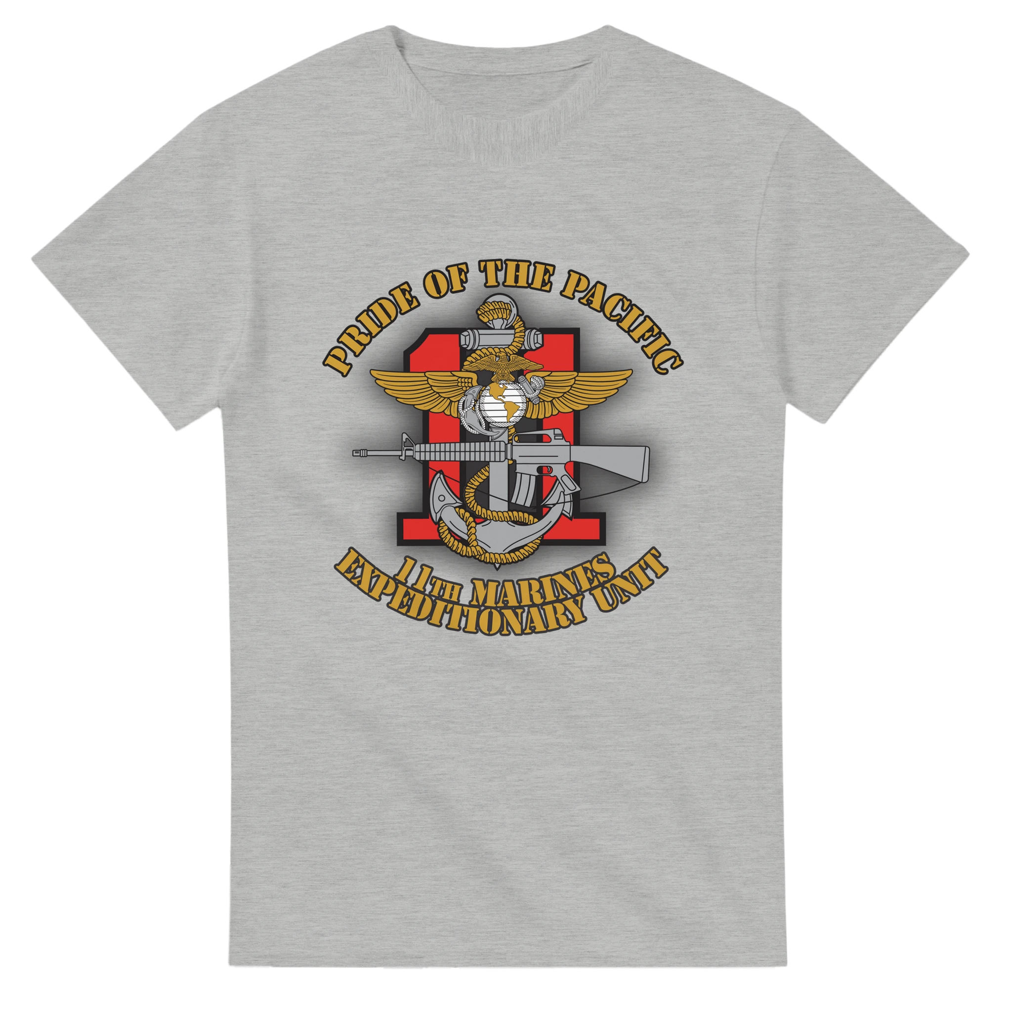 11th Marine Amphibious Unit (11th MAU) 1979–1988 Tribute T-Shirt – Cold War West Coast Contingency Force Tee - US Marines, T-Shirts