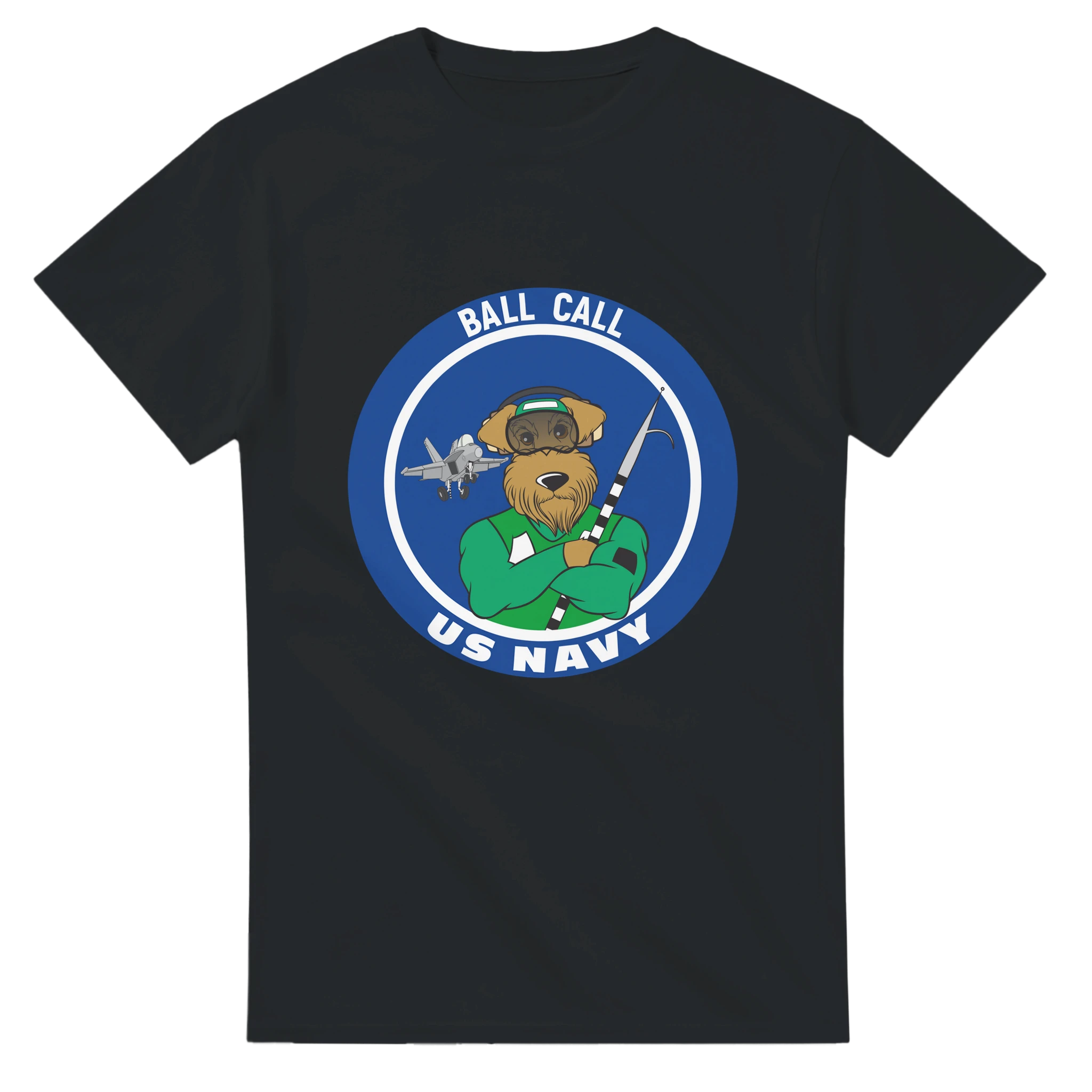 Airedale Dog Hook Crew - US Navy, T-Shirts