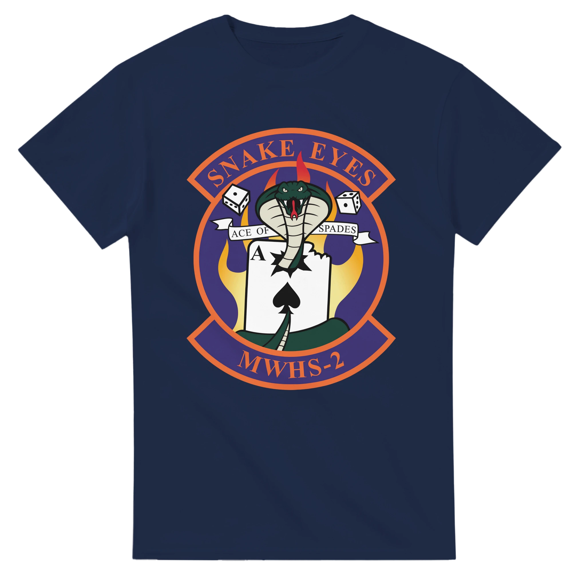 Marine Wing Headquarters Squadron 2 (MWHS-2) T-Shirt – 2nd MAW Support Squadron Tribute Tee - US Marines, T-Shirts