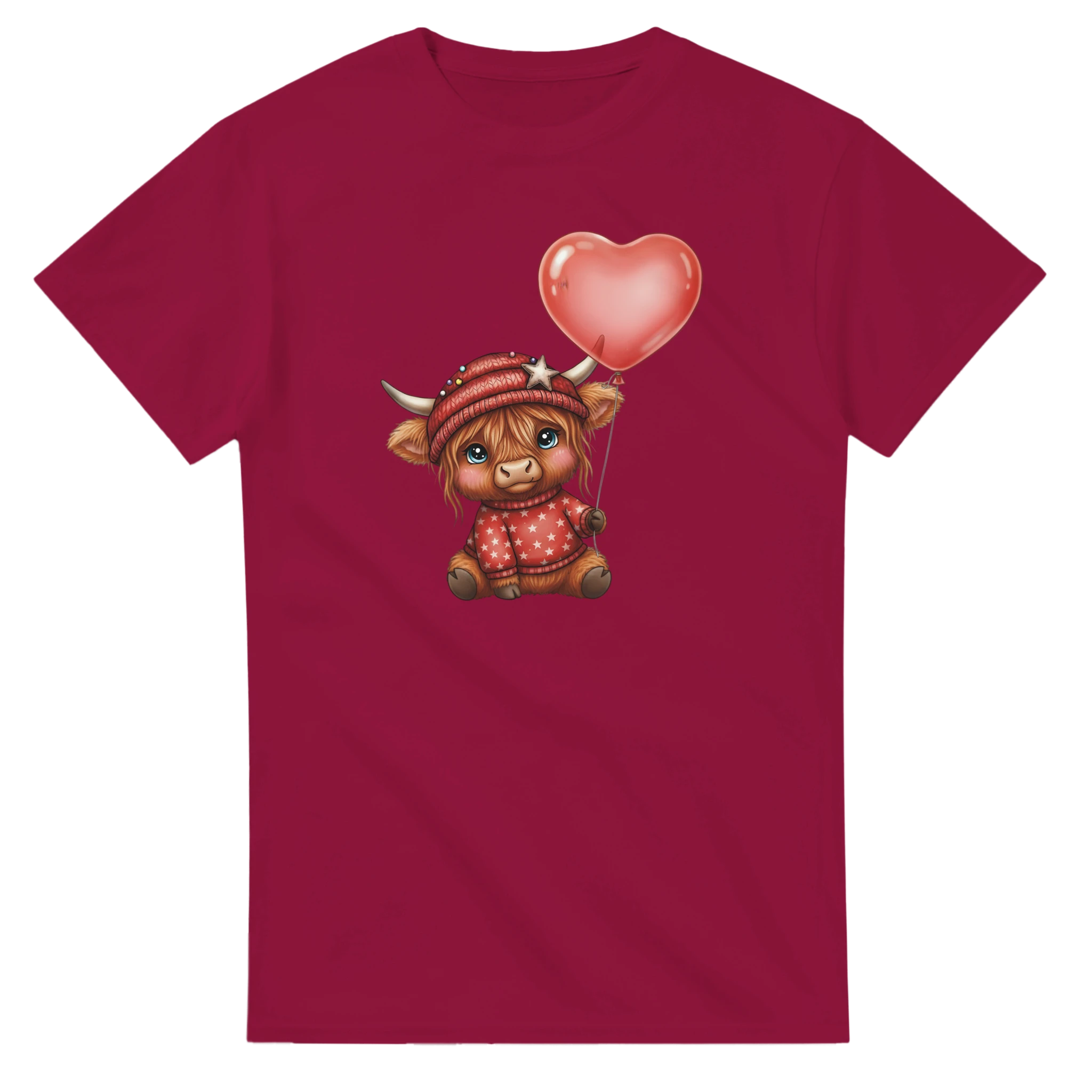 Valentine_Highland_Cow - Valentine's day, T-Shirts