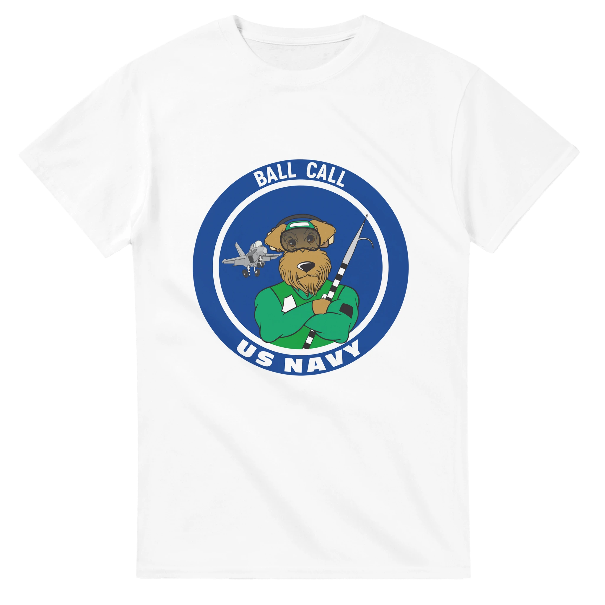 Airedale Dog Hook Crew - US Navy, T-Shirts