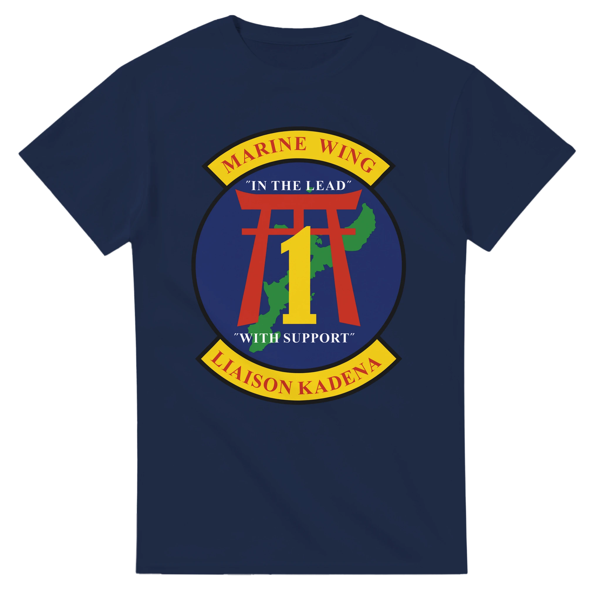Marine Wing Liaison – Kadena Air Base T-Shirt | III MEF Joint Operations Tribute Tee - US Marines, T-Shirts