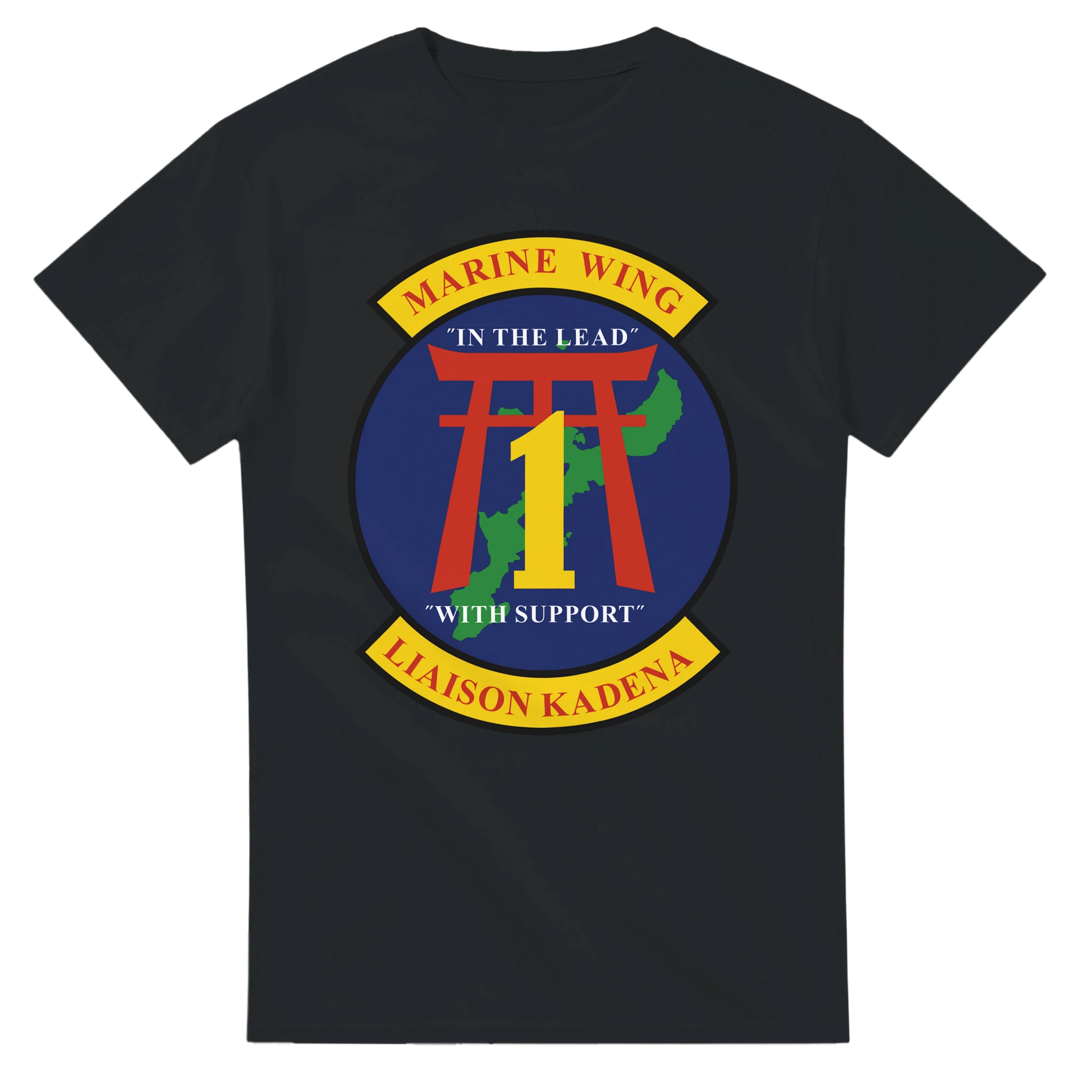 Marine Wing Liaison – Kadena Air Base T-Shirt | III MEF Joint Operations Tribute Tee - US Marines, T-Shirts