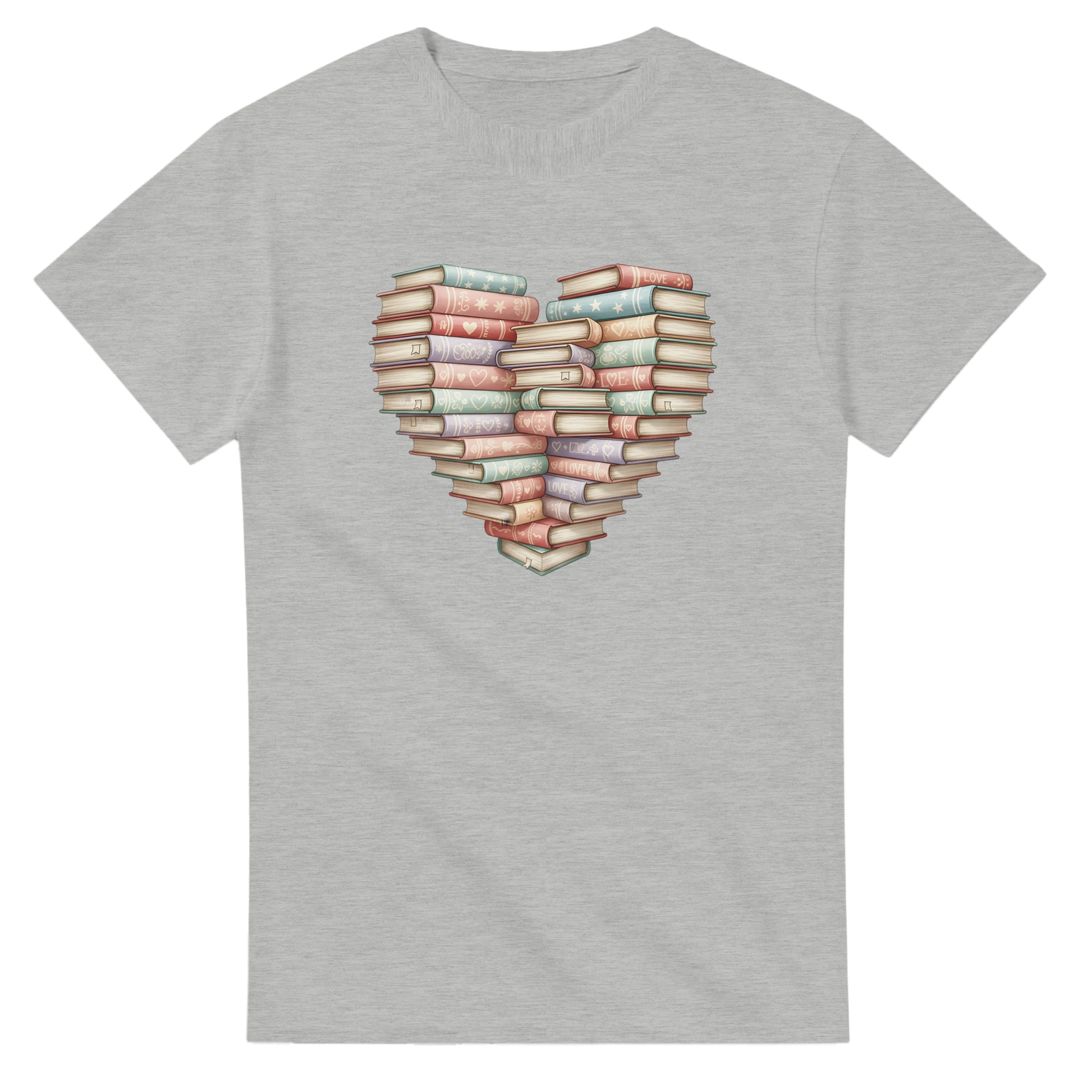 Valentine Books & Hearts - Valentine's day, T-Shirts