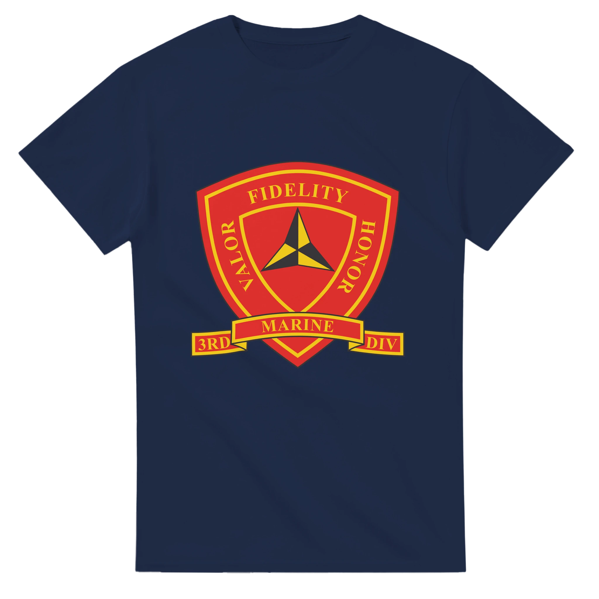 3rd Marine Division “Fighting Third” T-Shirt – USMC Pacific Legacy Tee for 3rd MarDiv Veterans - US Marines, T-Shirts