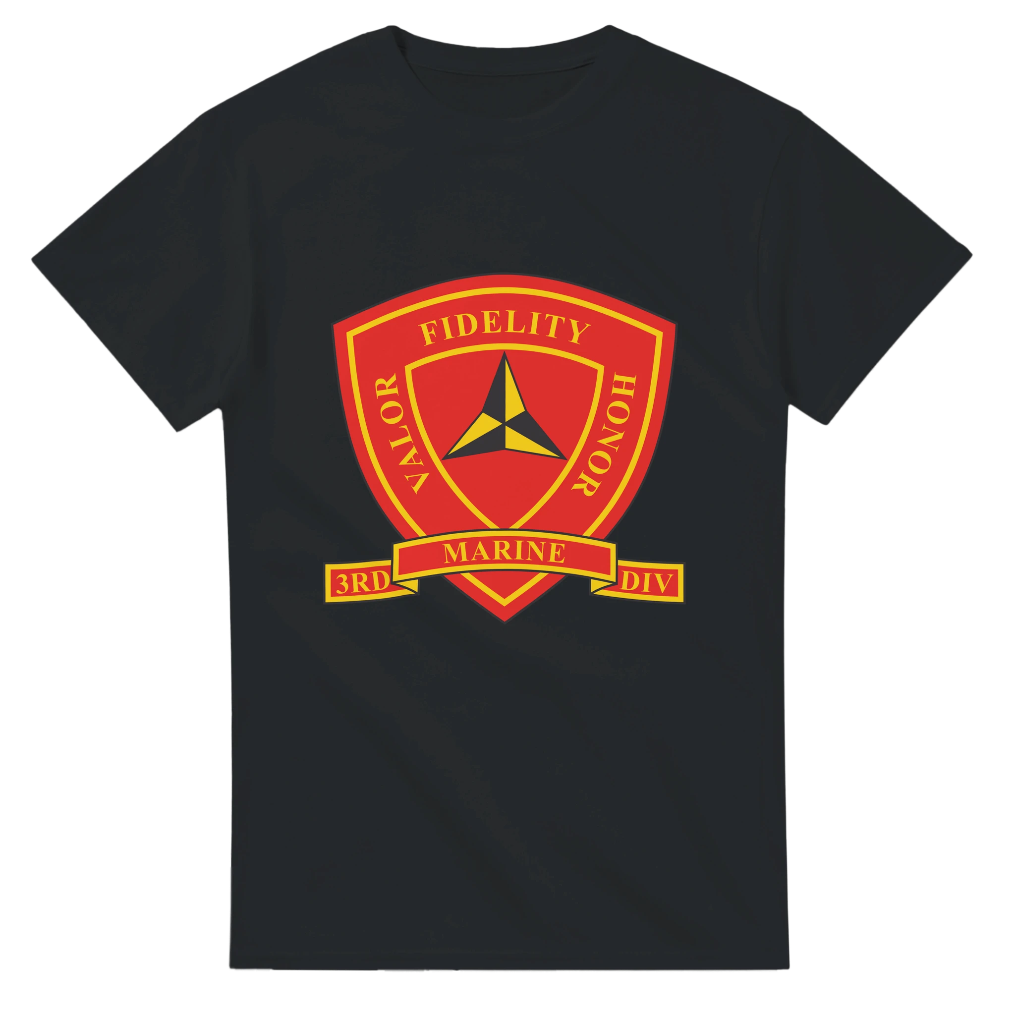3rd Marine Division “Fighting Third” T-Shirt – USMC Pacific Legacy Tee for 3rd MarDiv Veterans - US Marines, T-Shirts