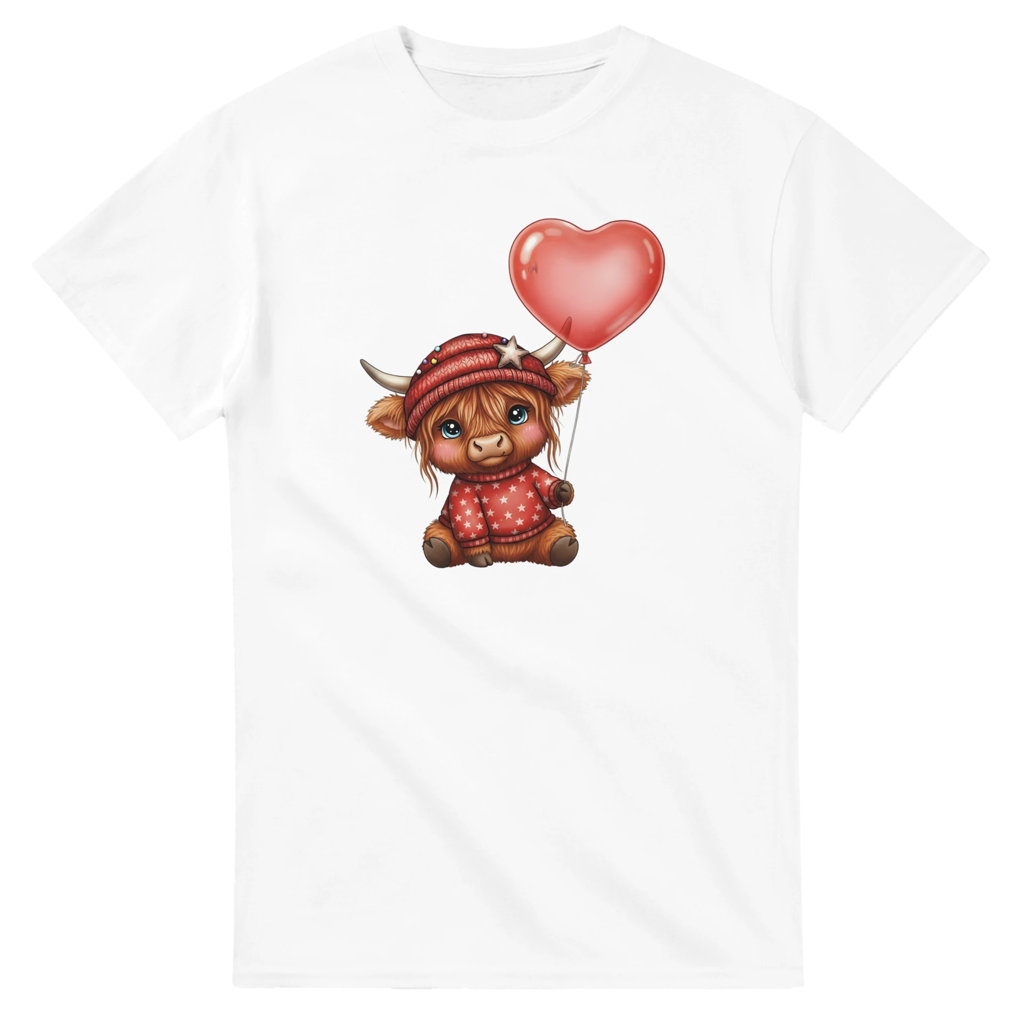 Valentine_Highland_Cow - Valentine's day, T-Shirts