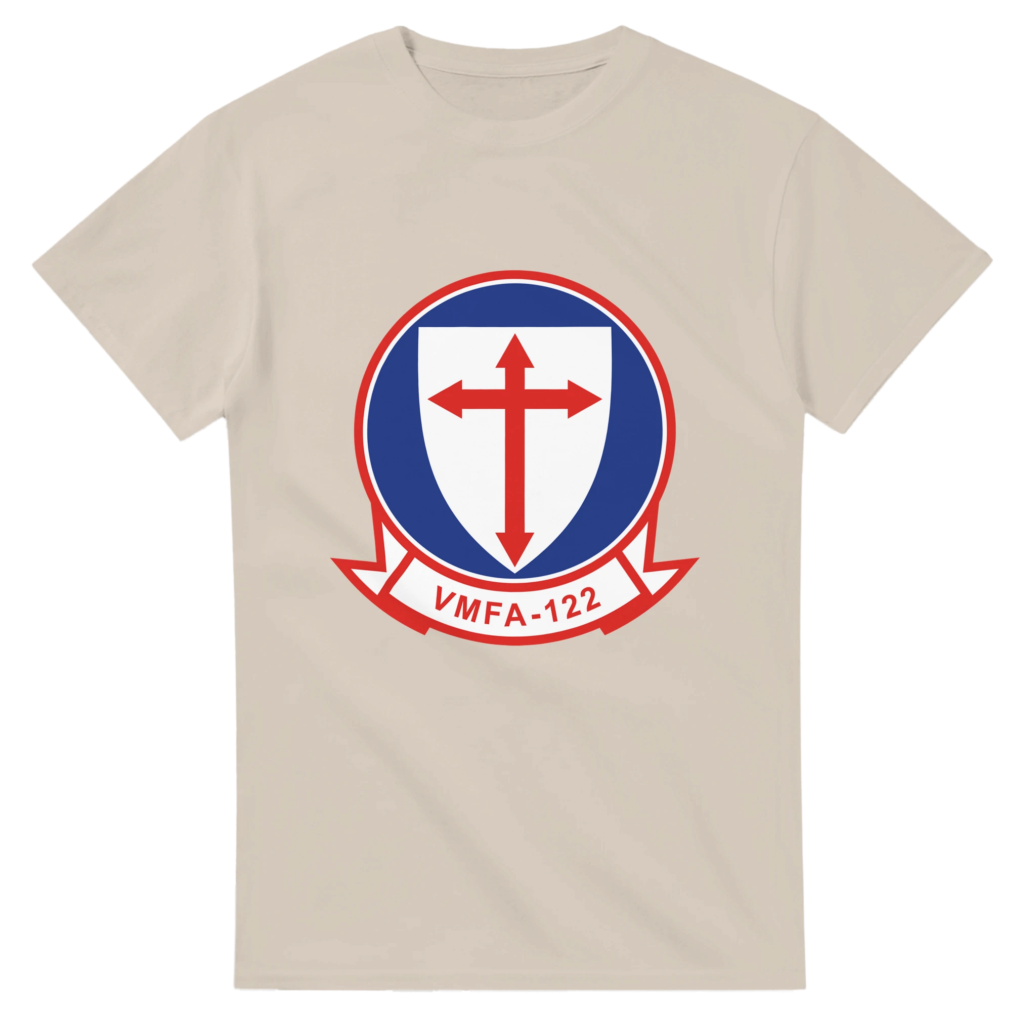 VMFA-122 Crusaders Tribute Tee | Fighter Jet Squadron Inspired Military Apparel - US Marines, T-Shirts