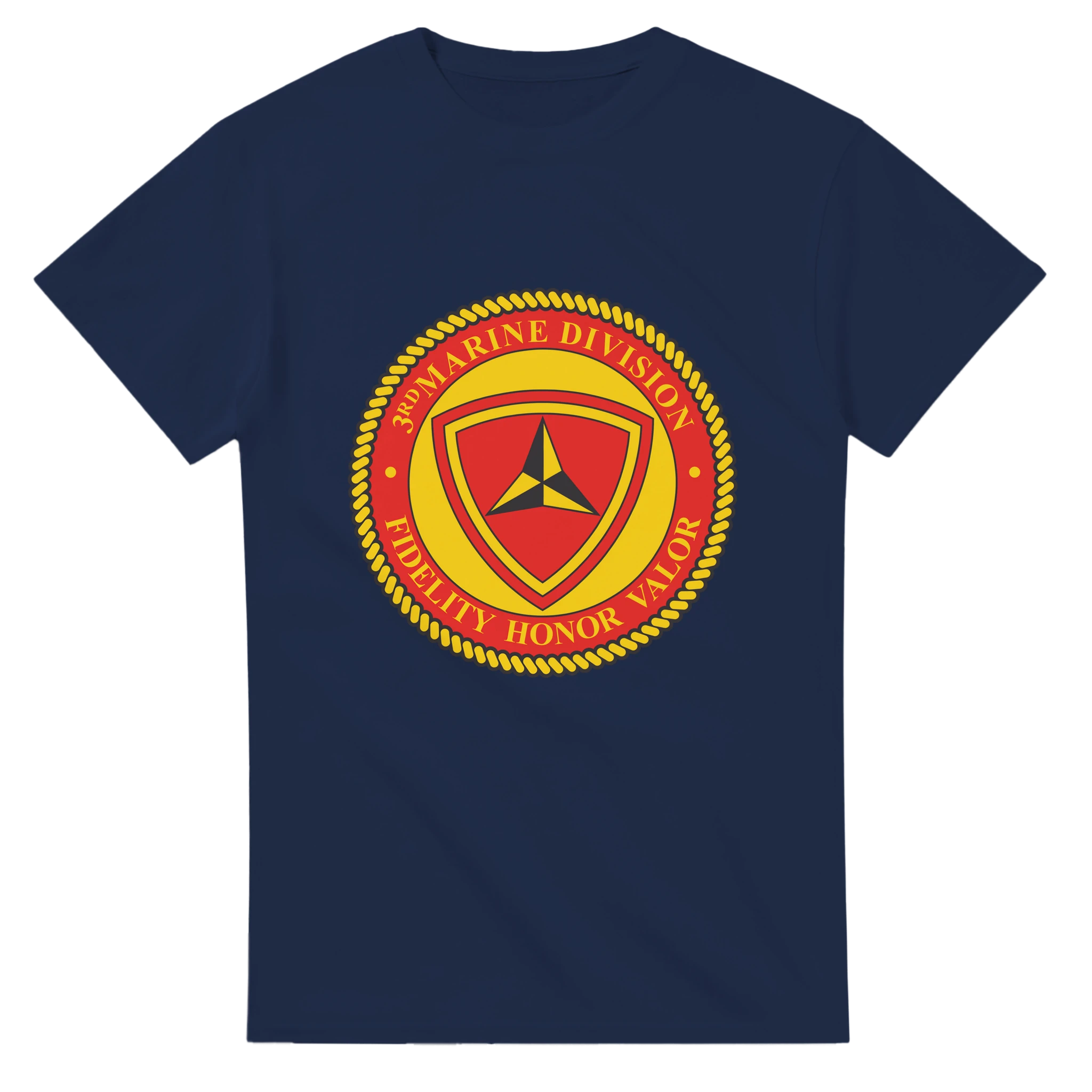 3rd Marine Division “Fighting Third” T-Shirt – USMC Pacific Legacy Tee for 3rd MarDiv Veterans - US Marines, T-Shirts