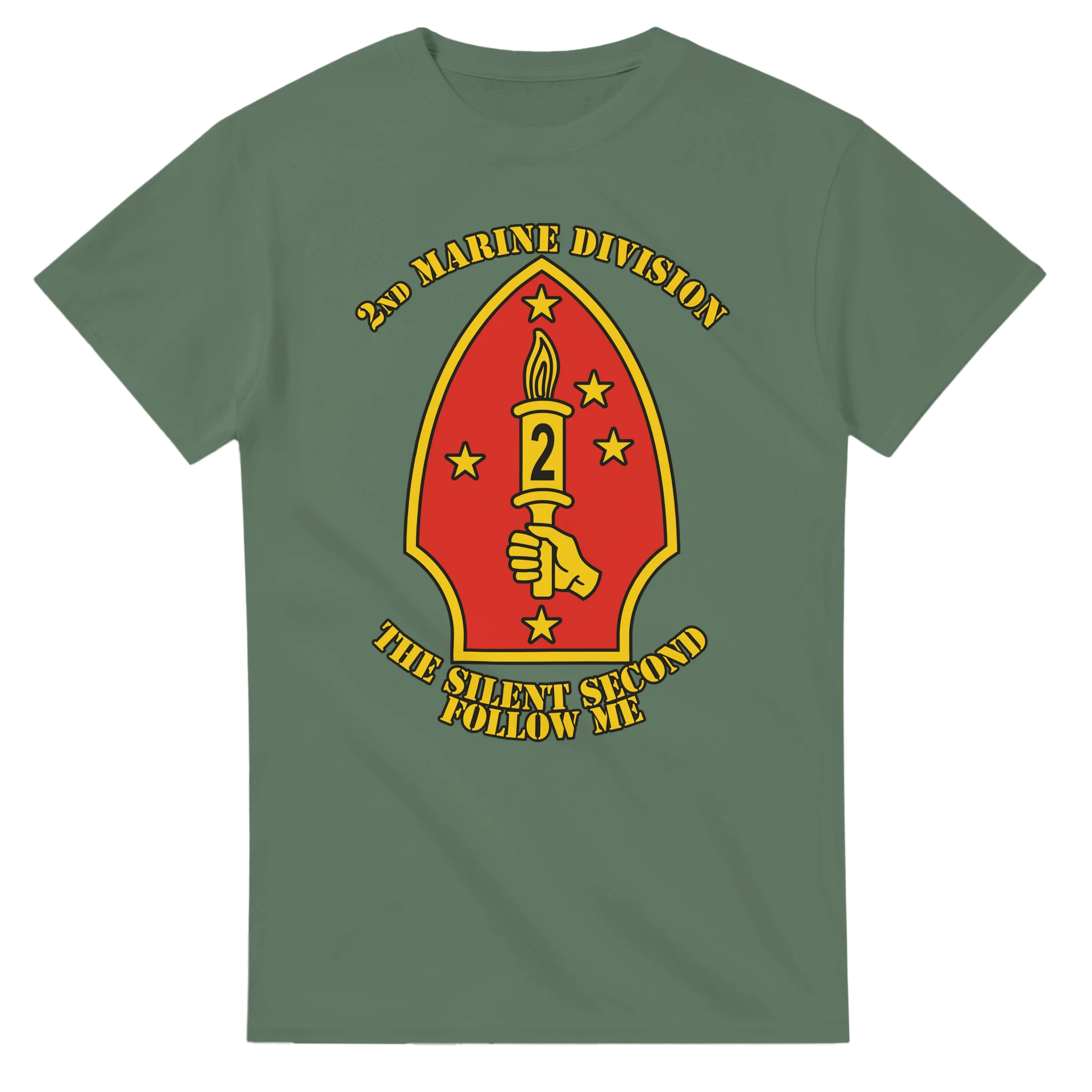 2nd Marine Division “Silent Second” T-Shirt – USMC Combat Legacy Tee for 2nd MarDiv Veterans & Families - US Marines, T-Shirts