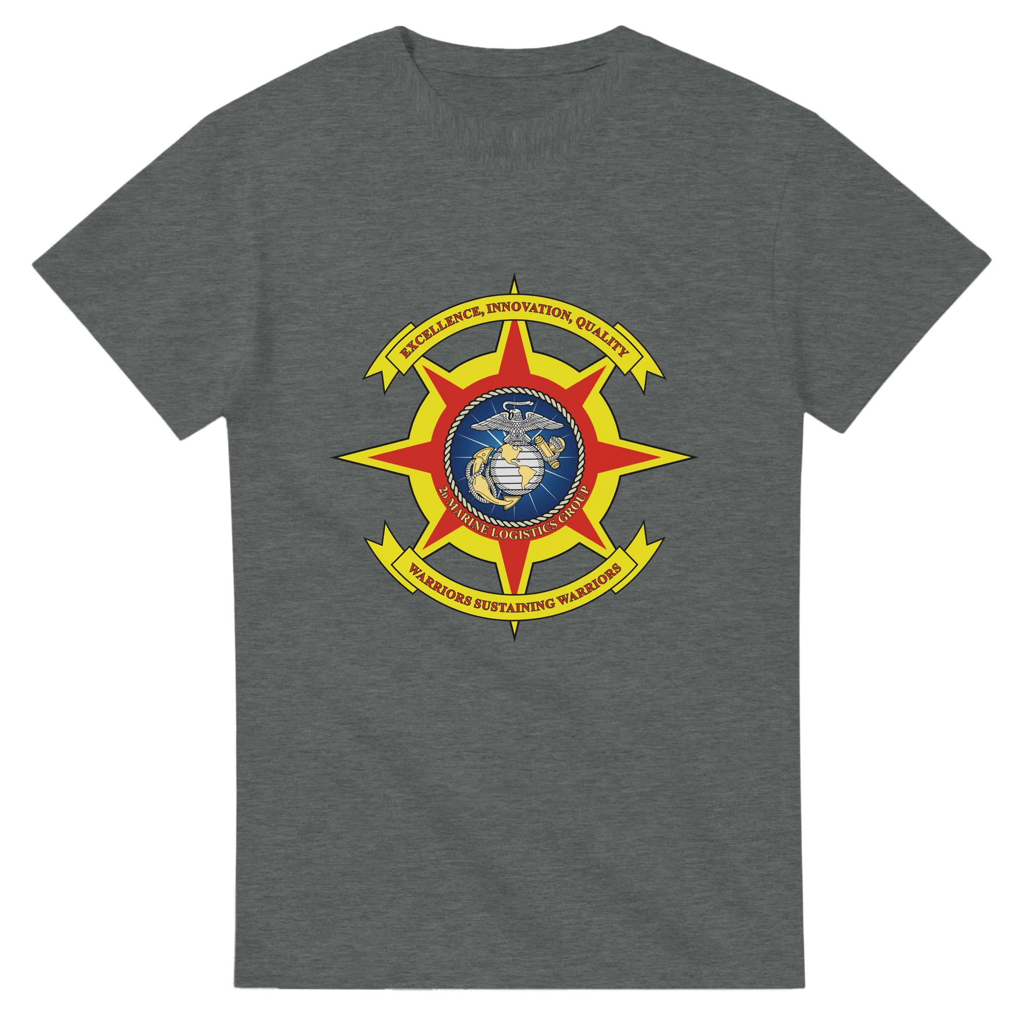 2nd Marine Logistics Group T-Shirt – “Sustain the Fight” USMC Support Forces Tribute Tee - US Marines, T-Shirts
