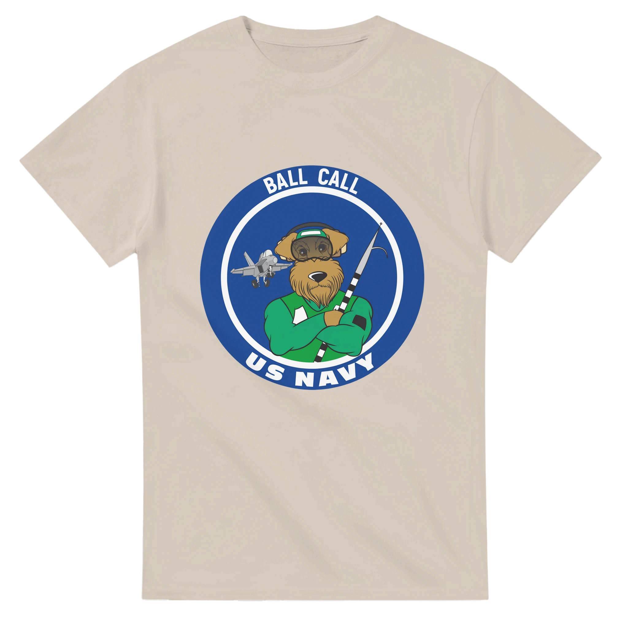 Airedale Dog Hook Crew - US Navy, T-Shirts