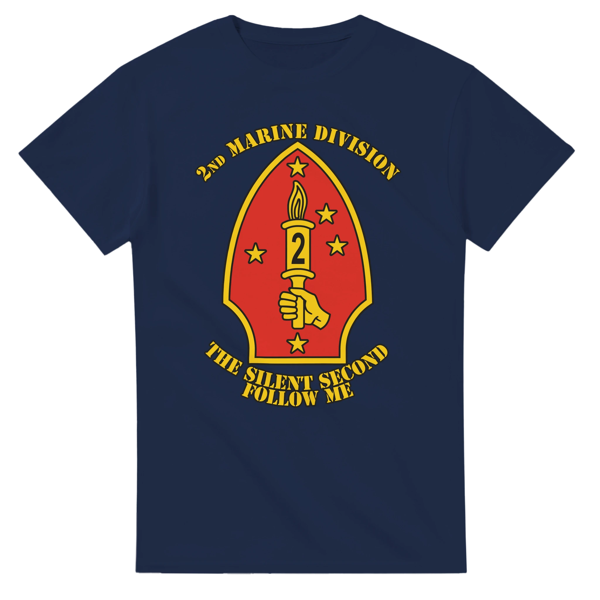 2nd Marine Division “Silent Second” T-Shirt – USMC Combat Legacy Tee for 2nd MarDiv Veterans & Families - US Marines, T-Shirts