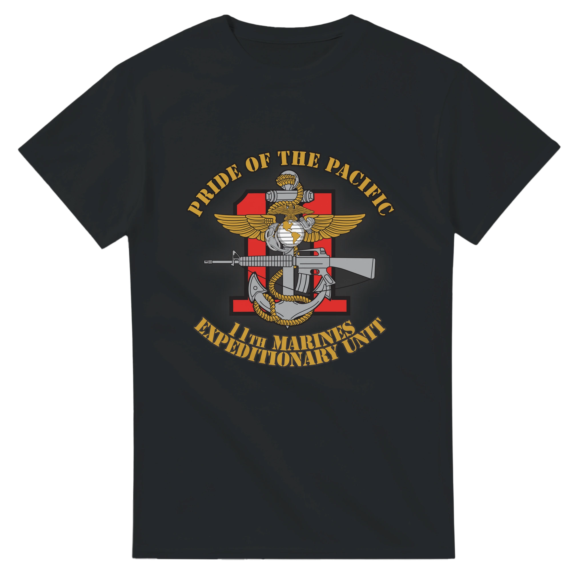 11th Marine Amphibious Unit (11th MAU) 1979–1988 Tribute T-Shirt – Cold War West Coast Contingency Force Tee - US Marines, T-Shirts