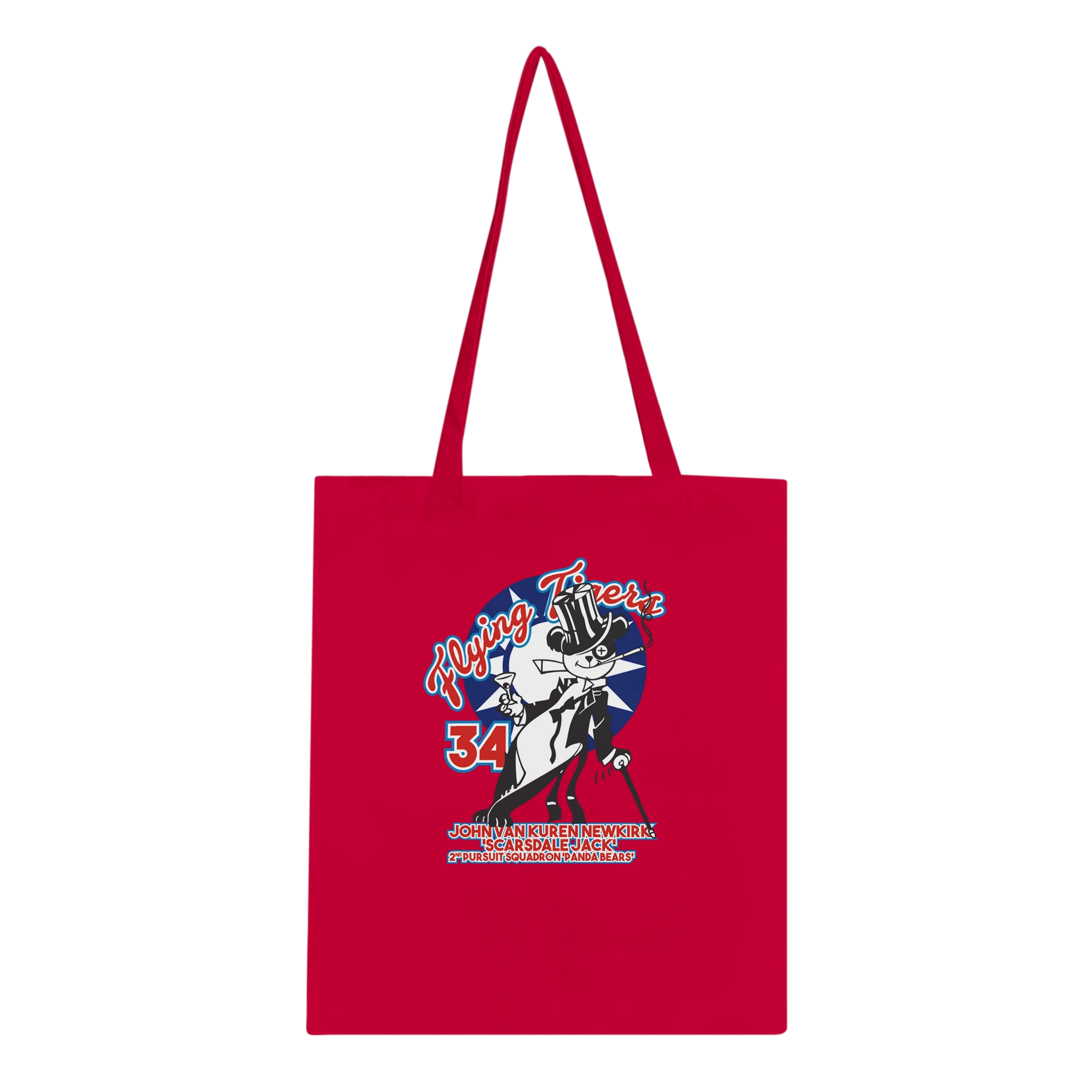 Jack Newkirk – Flying Tiger Ace – Classic Tote Bag - US Air Force, Tote bag