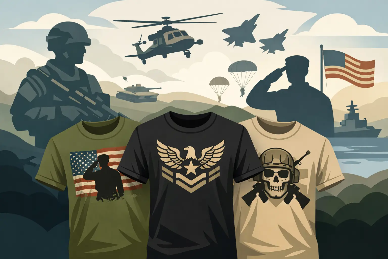 Military Pride T Shirts That Mean Something