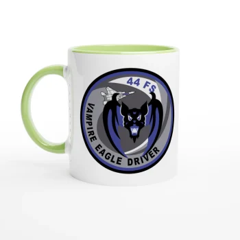 44th FS 2 Coffee Mug - 11oz Ceramic Cup - US Air Force, Mugs