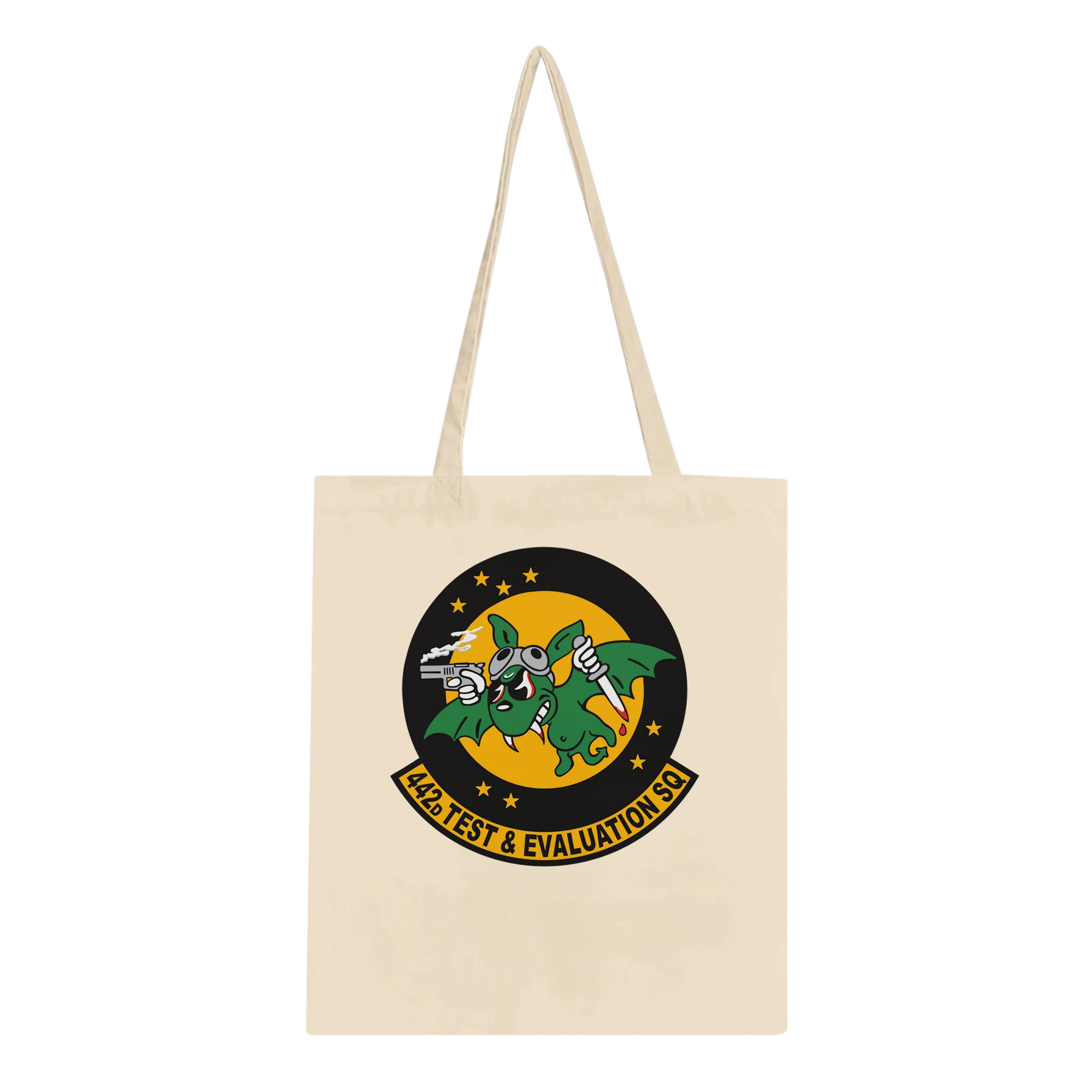 442d Test Sq Canvas Tote Bag - Eco Reusable - US Air Force, Tote bag