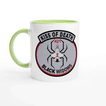 421st FS 3 Ceramic Coffee Mug - 11oz - US Air Force, Mugs