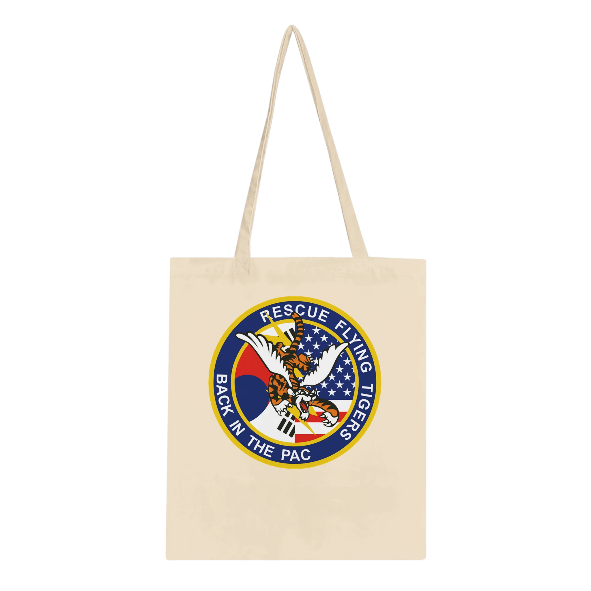 74th Fig Sq3 Canvas Tote Bag | Eco-Friendly - US Air Force, Tote bag