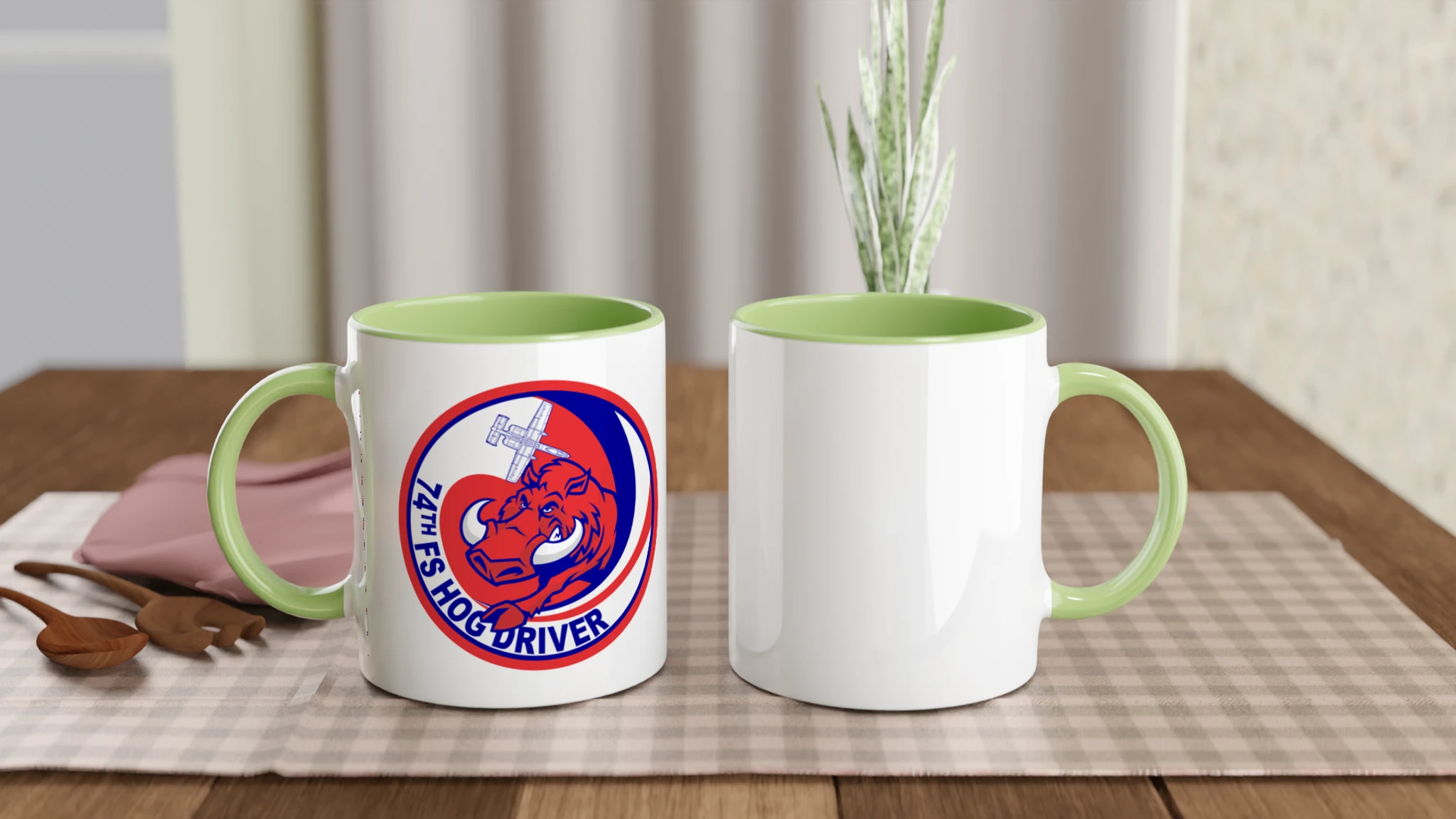 74th Fig Sq9 Ceramic Coffee Mug - 11oz - US Air Force, Mugs