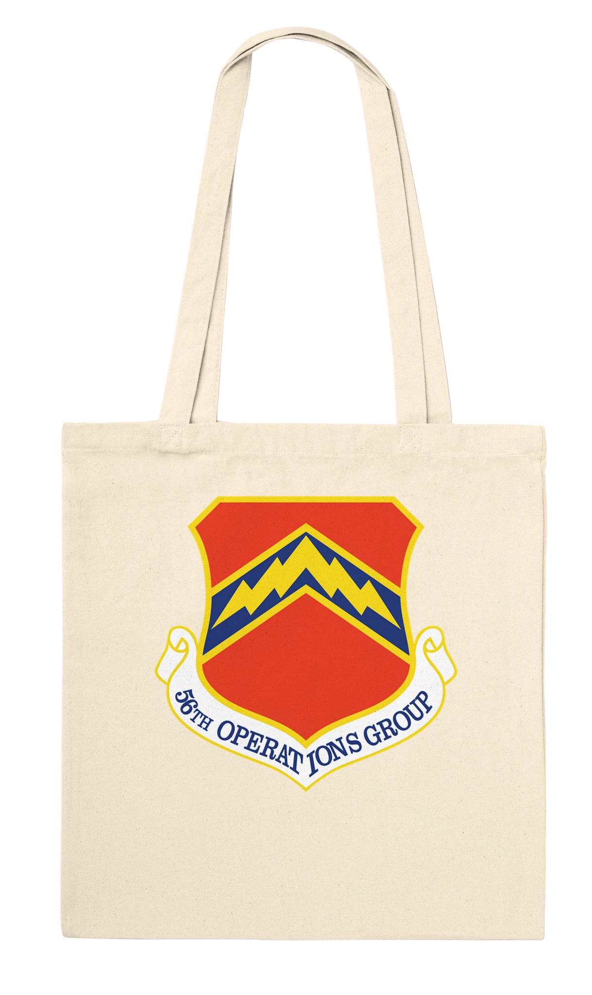 56th Oper Gr Canvas Tote Bag | Sturdy & Spacious - US Air Force, Tote bag