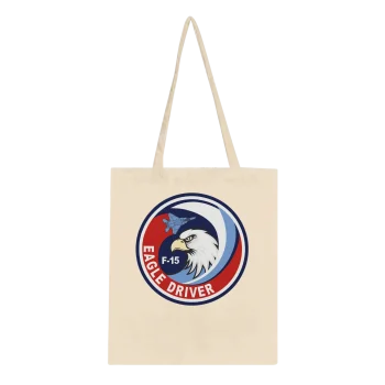 Eagle Driver Canvas Tote Bag | Spacious Reusable - Patriotic, Tote bag