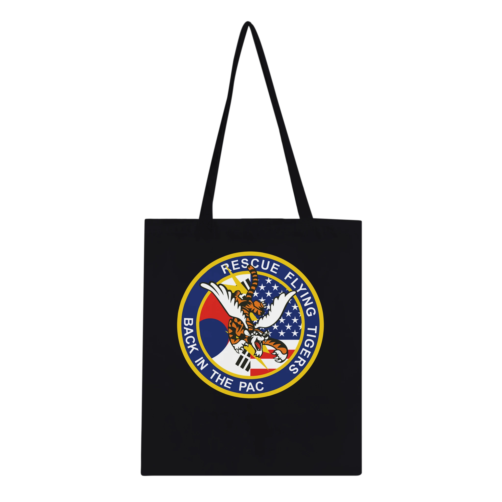 74th Fig Sq3 Canvas Tote Bag | Eco-Friendly - US Air Force, Tote bag
