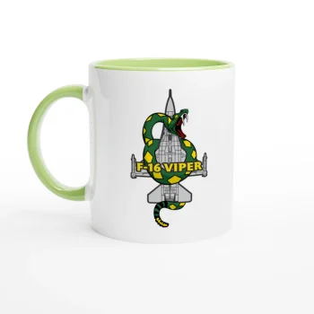 F-16 Viper Fighter Jet Coffee Mug 11oz - US Air Force, Mugs
