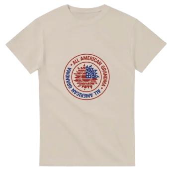 All American Grandma 3 T-Shirt | Graphic Tee - For Women, T-Shirts