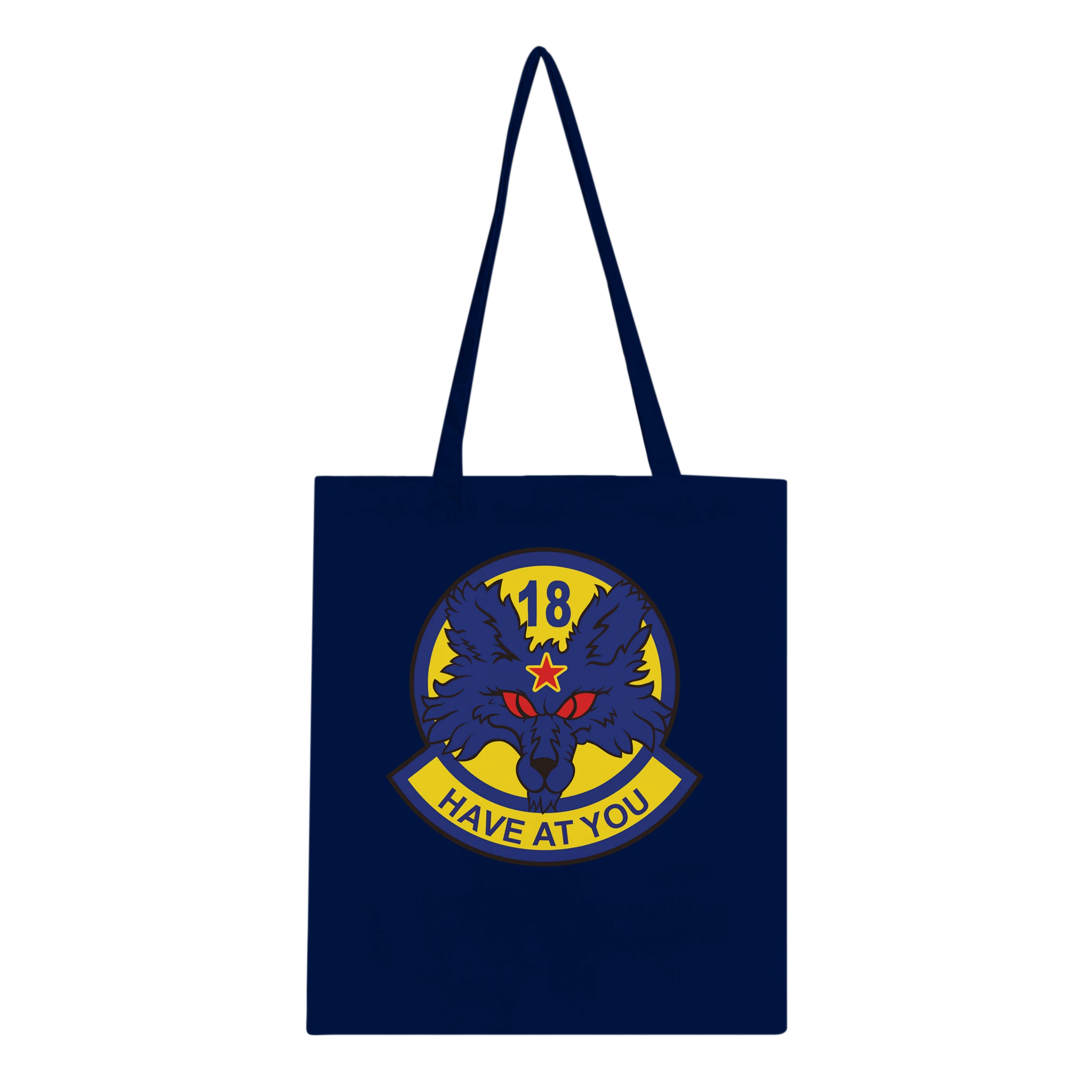 18th Aggressor Sq5 Canvas Tote Bag - US Air Force, Tote bag