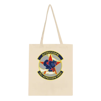 18th Aggressor Sq1 Canvas Tote Bag - US Air Force, Tote bag