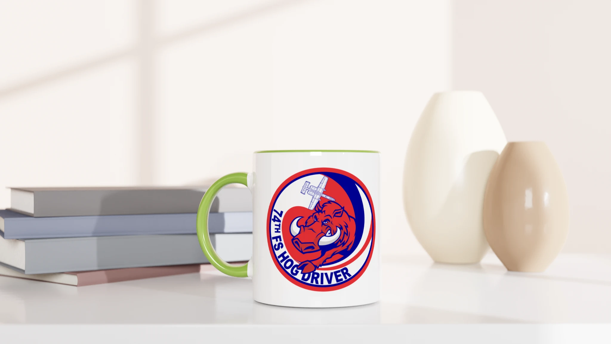 74th Fig Sq9 Ceramic Coffee Mug - 11oz - US Air Force, Mugs