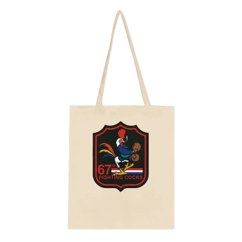 67th Fig Sq13 Canvas Tote Bag | Eco-Friendly - US Air Force, Tote bag