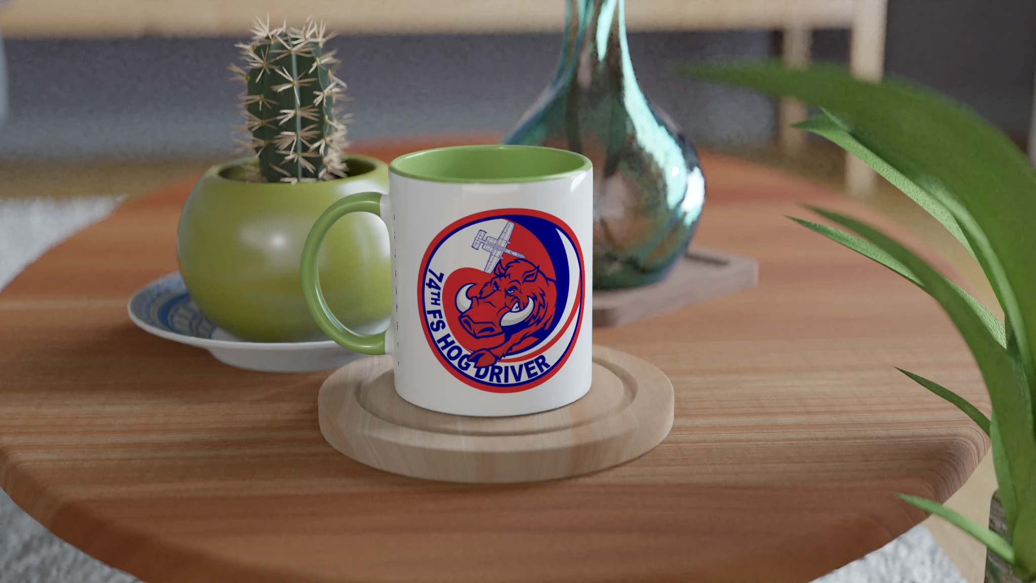 74th Fig Sq9 Ceramic Coffee Mug - 11oz - US Air Force, Mugs
