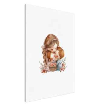We Love Mom4 Canvas Print - Ready to Hang Wall Art - For Moms, Canvas & Posters