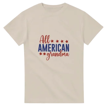 All American Grandma Graphic T-Shirt | Unisex Tee - Patriotic, T-Shirts