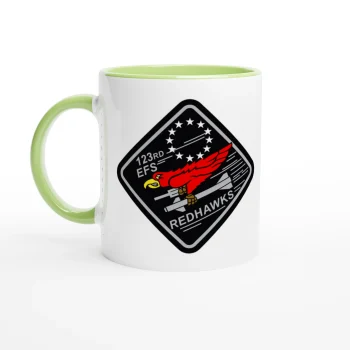 123rd FS 3 Coffee Mug - 11oz Ceramic Cup - US Air Force, Mugs