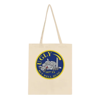 103rd FS Canvas Tote Bag - Sturdy & Spacious - US Air Force, Tote bag