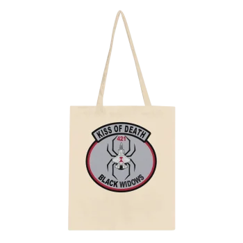 421st FS 3 Canvas Tote Bag | Military Heritage - US Air Force, Tote bag