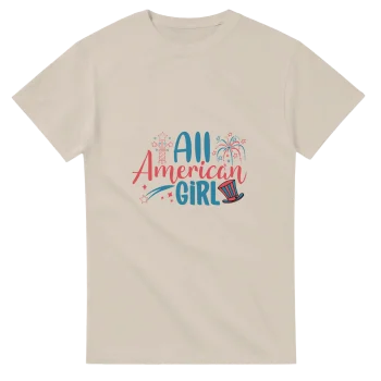 All American Girl 01 Graphic T-Shirt | Unisex Tee - Patriotic, T-Shirts