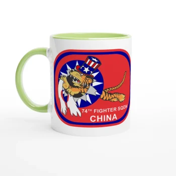 74th Fig Sq4 Ceramic Coffee Mug | 11oz - US Air Force, Mugs