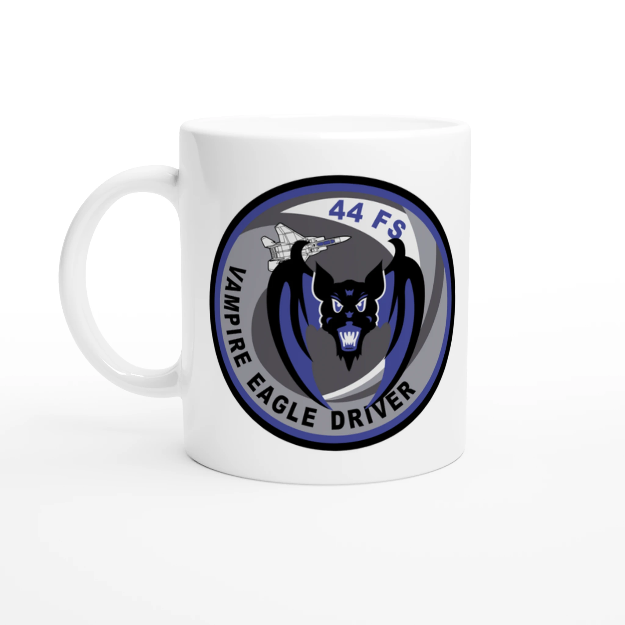 44th FS 2 Coffee Mug - 11oz Ceramic Cup - US Air Force, Mugs